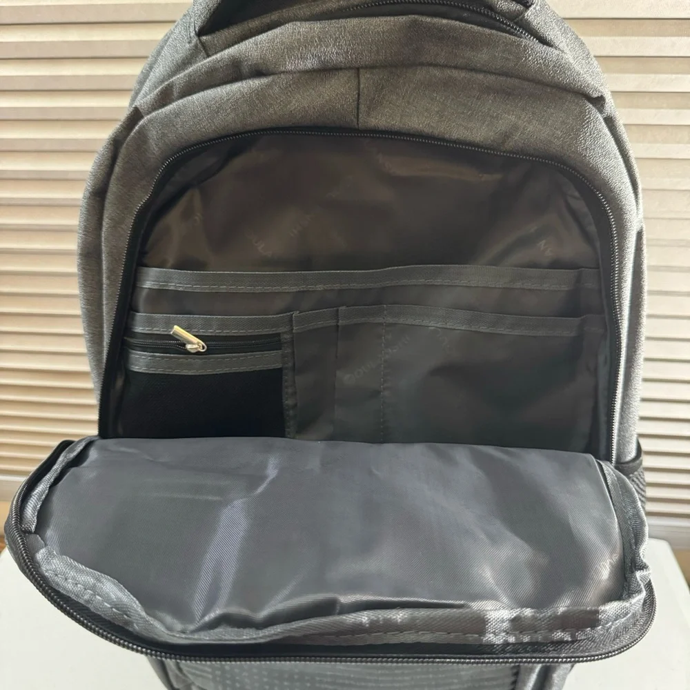Oulanshi School Business Laptop Backpack with USB Charging Port Unisex NWT - Picture 12 of 17